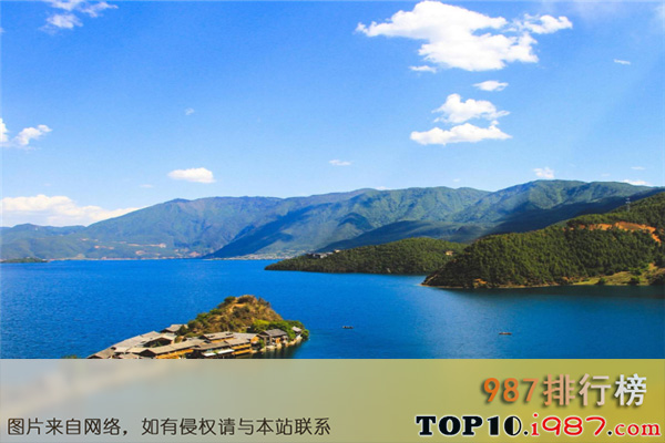 十大最深的淡水湖之泸沽湖