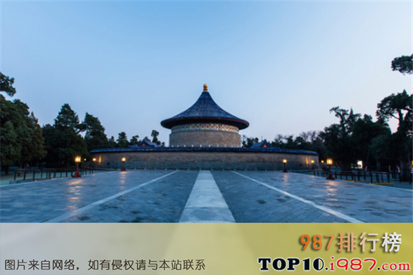 十大北京名胜古迹之天坛公园