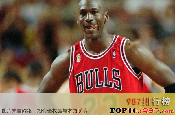 十大NBA运动最强球星之迈克尔·乔丹