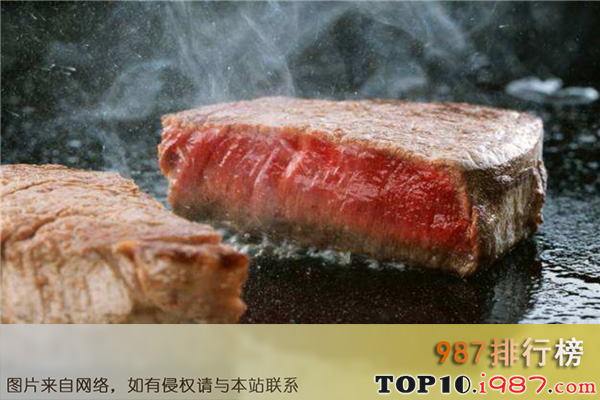 十大世界顶级美食之日本神户牛肉