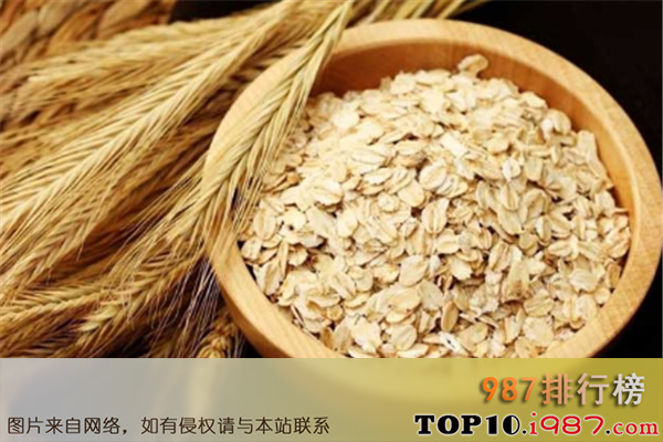 十大减肥食物排行榜之燕麦