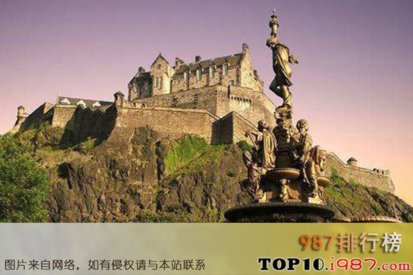 十大英国著名建筑之爱丁堡城堡