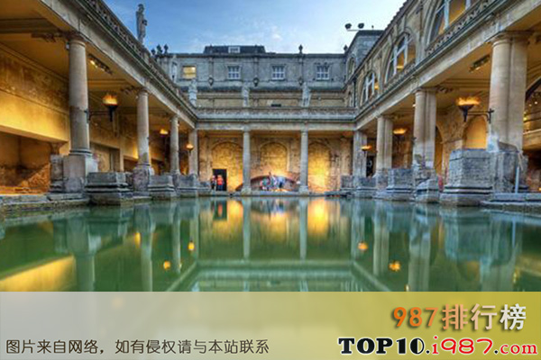十大英国著名建筑之罗马古浴汤