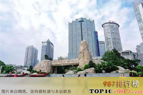 十大重庆夜景最美的地方之重庆观音桥商圈都市旅游区