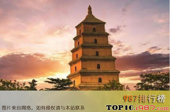 陕西最火十大景区排名之大雁塔