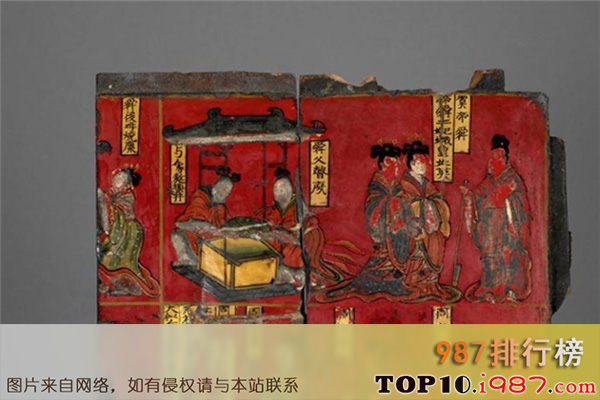 十大山西博物馆镇馆之宝之北魏司马金龙墓木板漆画