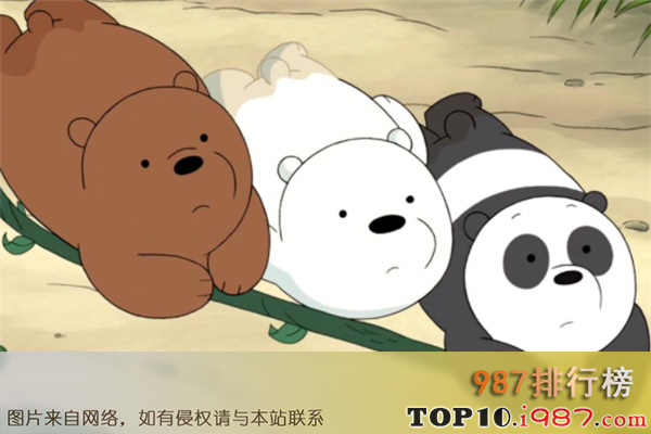 十大美国动画片连续剧之咱们裸熊