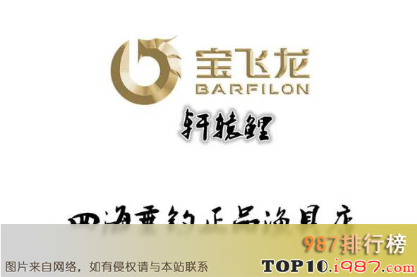 十大世界渔具名牌之宝飞龙钓具barfilon