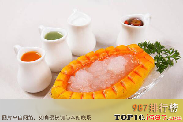 十大最常见的广东糖水品种之木瓜炖雪蛤