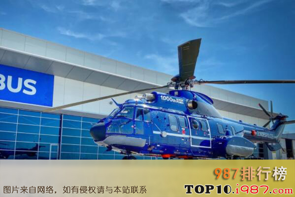 十大最昂贵的交通工具之欧洲直升机ec225超级美洲豹