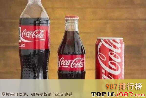 十大含糖量最高的常见饮料之可口可乐