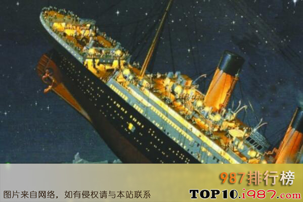 世界长度最长十大船只排名之泰坦尼克号