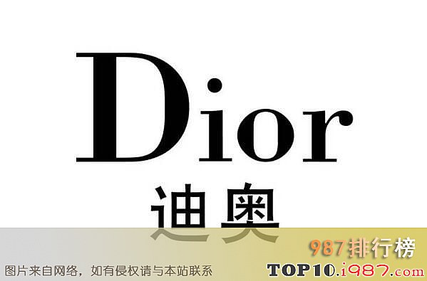 十大国际彩妆品牌之Dior迪奥
