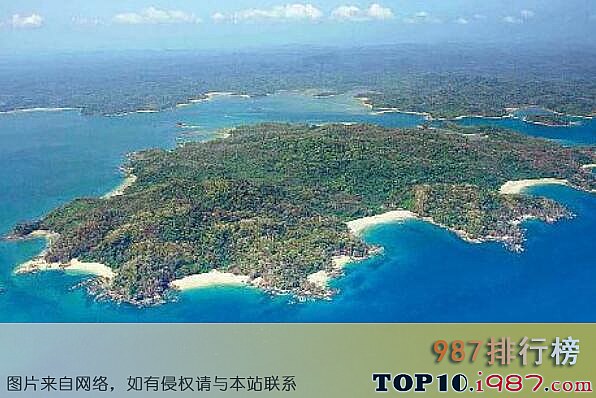 十大最多岛屿的国家之中国