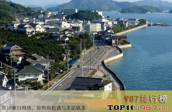 十大岛屿最多的国家之日本
