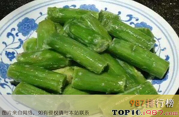 中国十大臭味美食之霉苋菜梗