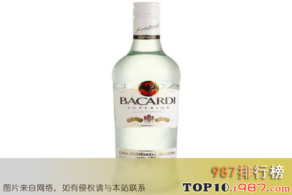 十大世界顶级洋酒品牌之bacardi百加得