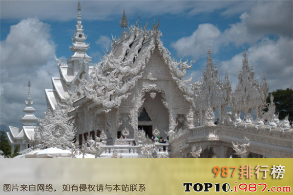 十大泰国著名建筑之清莱白庙