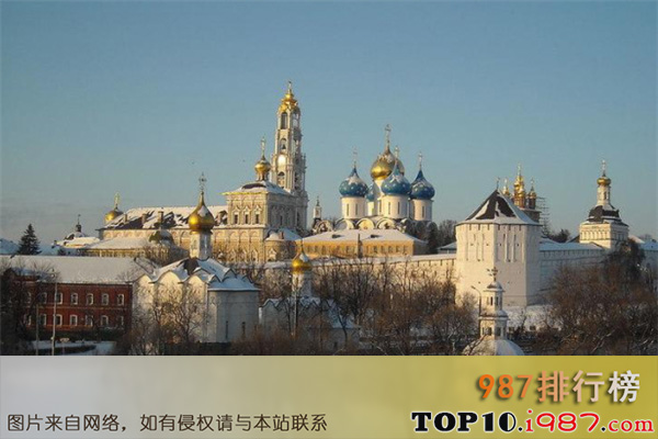 十大俄罗斯著名景点之谢尔吉圣三一大修道院