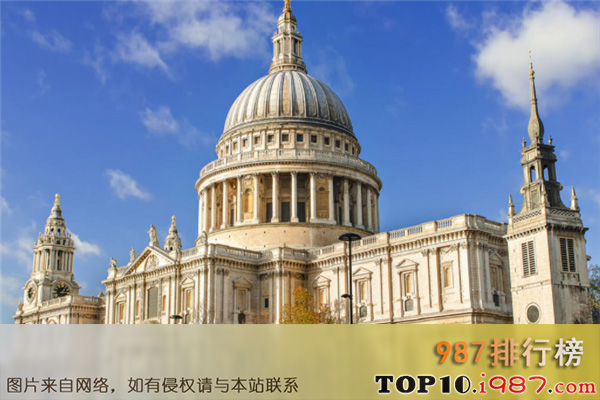 十大伦敦著名景点之圣保罗大教堂