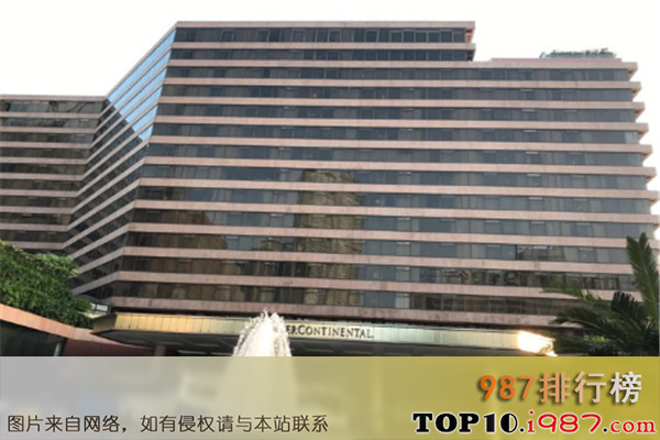 十大最好的酒店之香港洲际酒店