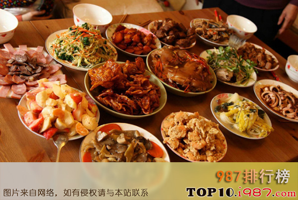 十大世界最美味的菜系之中国美食