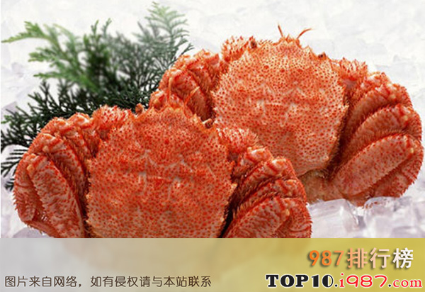 十大世界最贵蟹之日本红毛蟹