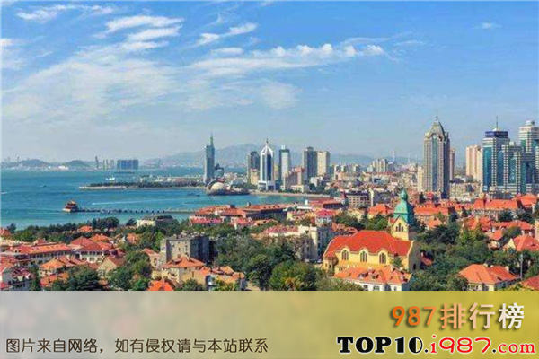 中国十大海滨城市排行榜之青岛