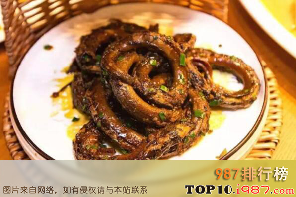 十大温州名菜之盘香鳝鱼