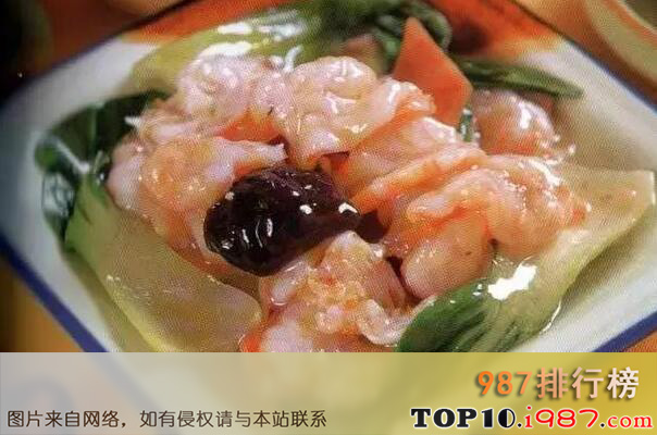 十大温州名菜之三片敲虾