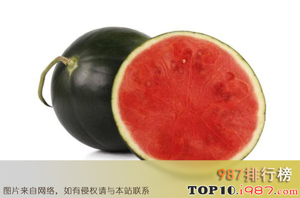 十大西瓜品种之黑皮无籽瓜