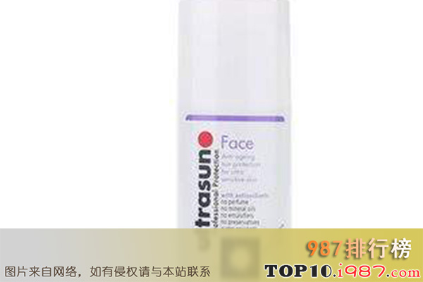 十大最好用的防晒之ultrasun优佳面部防晒霜
