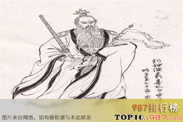 中国历史上十大鬼才排名之姜子牙