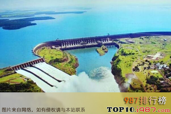 十大世界最美水坝之伊泰普坝