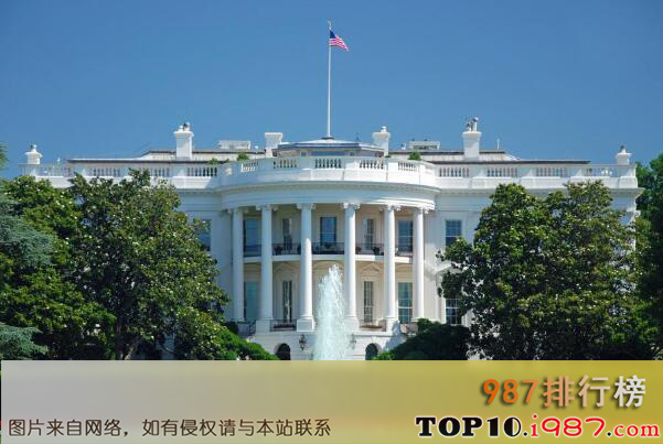 十大美国标志性建筑之白宫