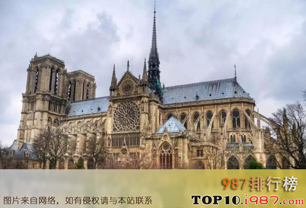法国十大标志性建筑之巴黎圣母院