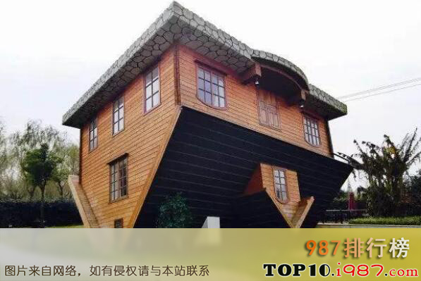 十大最奇葩的景点之中国枫泾古镇倒置屋
