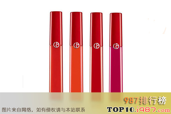 十大最好用的口红之阿玛尼红管口红丝绒哑光唇釉