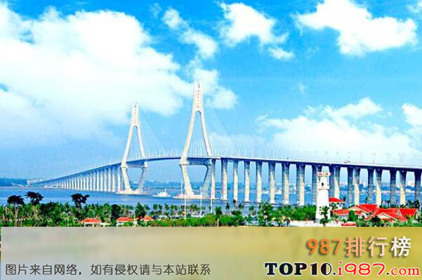十大国内绝美的跨海大桥之湛江海湾大桥