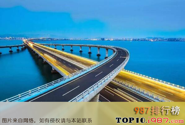 十大国内绝美的跨海大桥之胶州湾跨海大桥
