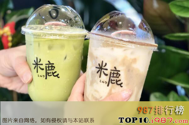 十大台湾超人气手摇饮料店之米鹿创意手调饮品