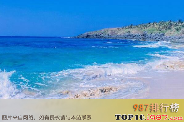 十大台湾浪漫海滩之垦丁白沙湾
