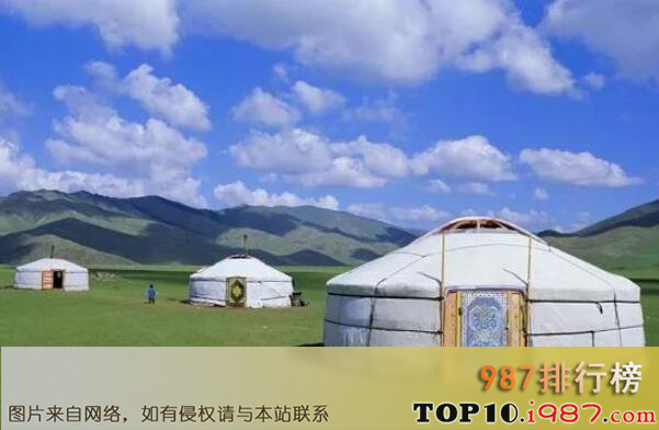 十大蒙古国不可错过景色之蒙古包