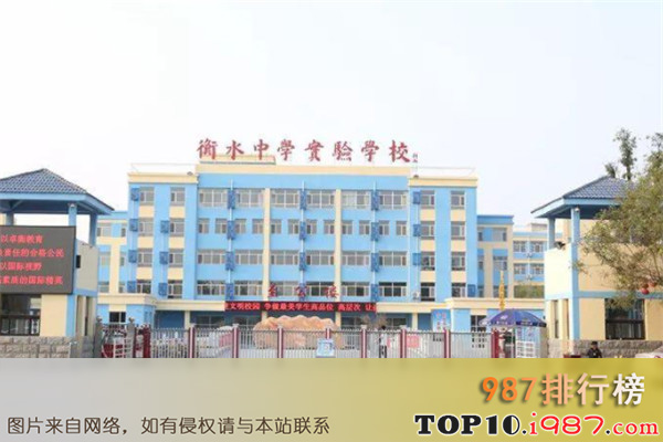十大河北初中之衡水中学