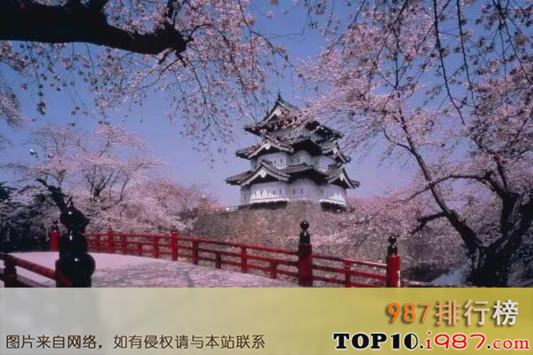 十大日本不可错过的赏樱名所之青森弘前公园