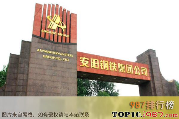 十大河南企业之安阳钢铁集团有限责任公司