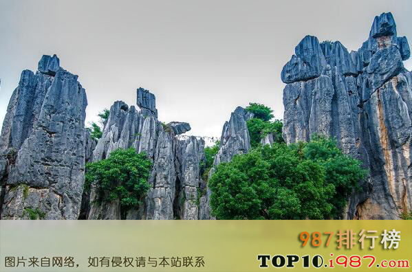 十大最美的景色之云南石林