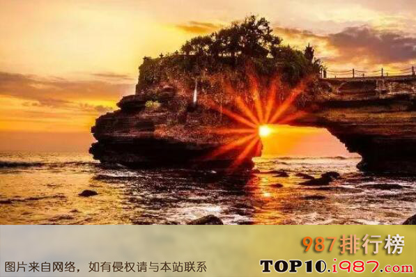 十大世界上最浪漫的日落之巴厘岛海神庙