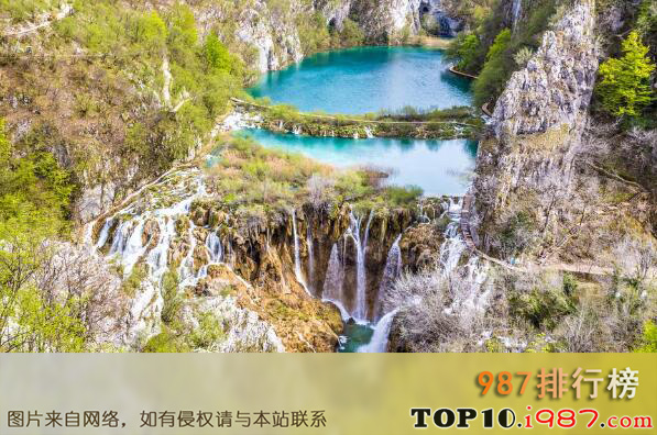 十大世界最美瀑布之克罗地亚十六湖国家公园瀑布