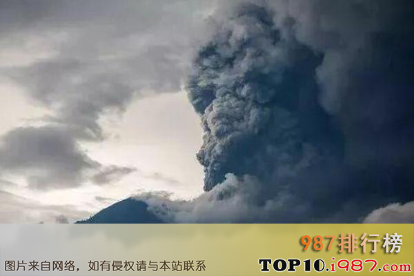 十大世界致命火山之印度尼西亚塔姆波拉火山